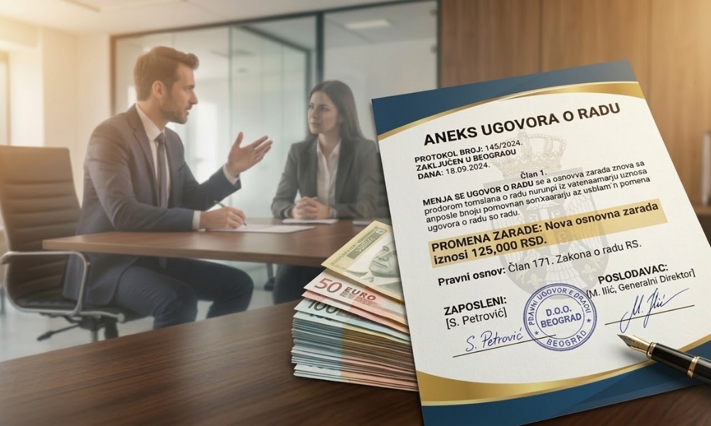 Kada je aneks obavezan za promenu zarade